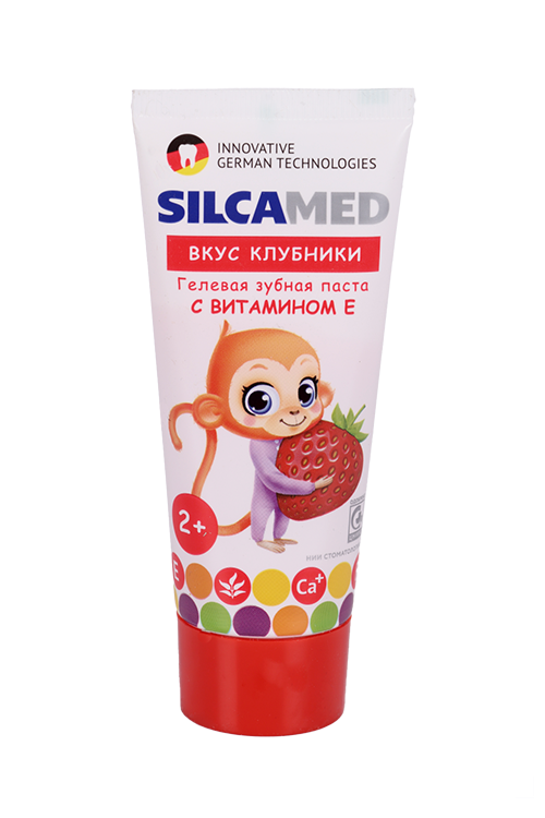 З/паста Silcamed детская Клубника 65 г