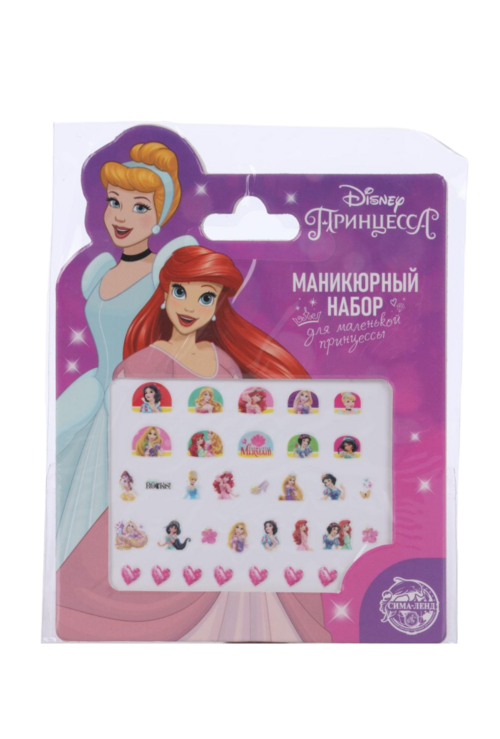 

Маникюрный набор Disney Наклейки д/ногтей Принцессы