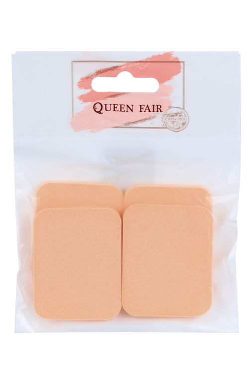 

Набор спонжей Queen fair д/нанесения косметики 4х5 см 4 шт цвет бежевый