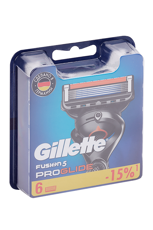 

Сменные кассеты Gillette Fusion ProGlide 5 лезвий 6 шт
