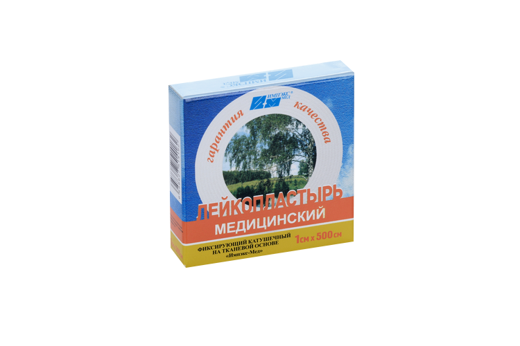 Лейкопластырь Импэкс-Мед мед фиксир катуш на ткан основе 1х500 см цена и фото