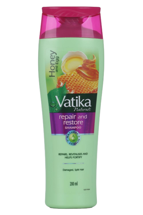 Шампунь Dabur Vatika Repair & Restore Исцеление и восстановление д/волос, 200 мл