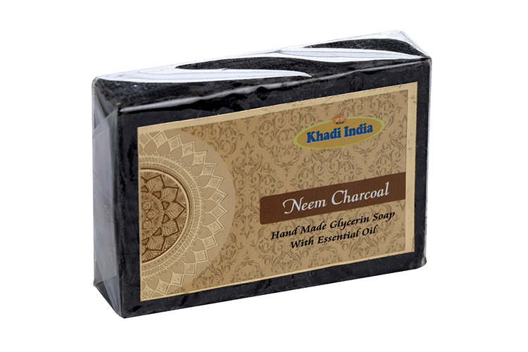 

Мыло Khadi ручной работы Ним и Уголь, 100 г