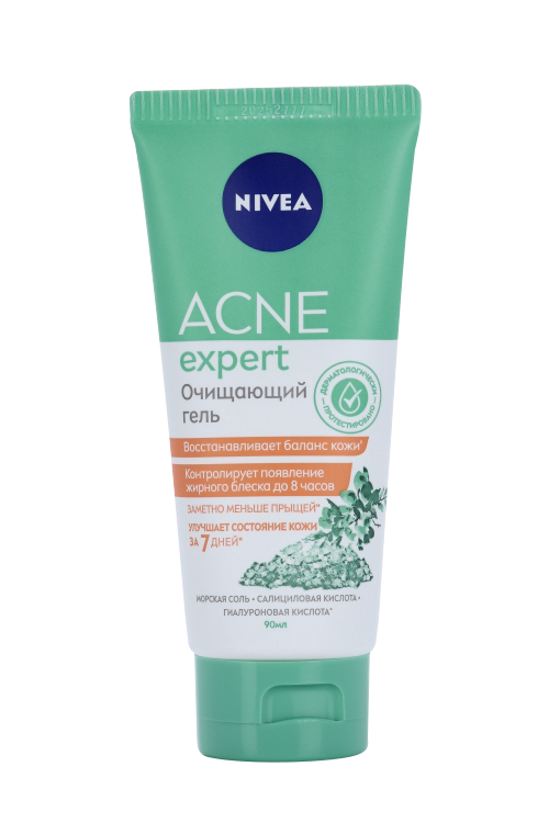 

Гель Nivea Acne Expert очищающий унисекс, 90 мл