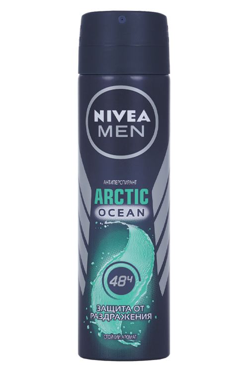 Дезодорант-антиперспирант Nivea Men Arctic Ocean спрей, 150 мл