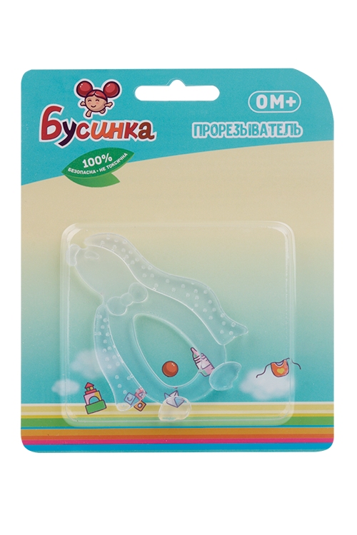 

Прорезыватель Бусинка Пингвин