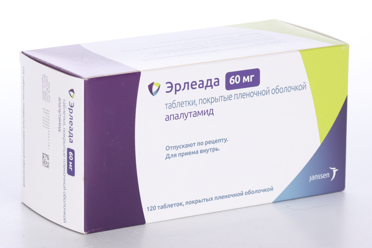 

Эрлеада 60 мг, 120 шт, таблетки покрытые пленочной оболочкой