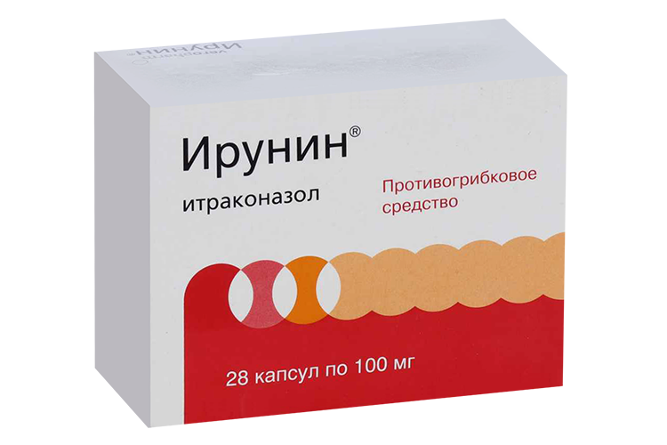 

Ирунин 100 мг, 28 шт, капсулы