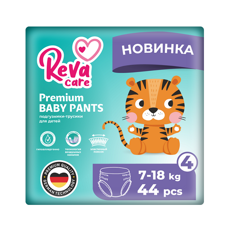 

Подгузники-трусики Reva Сare Premium д/детей L (7-18 кг), 44 шт