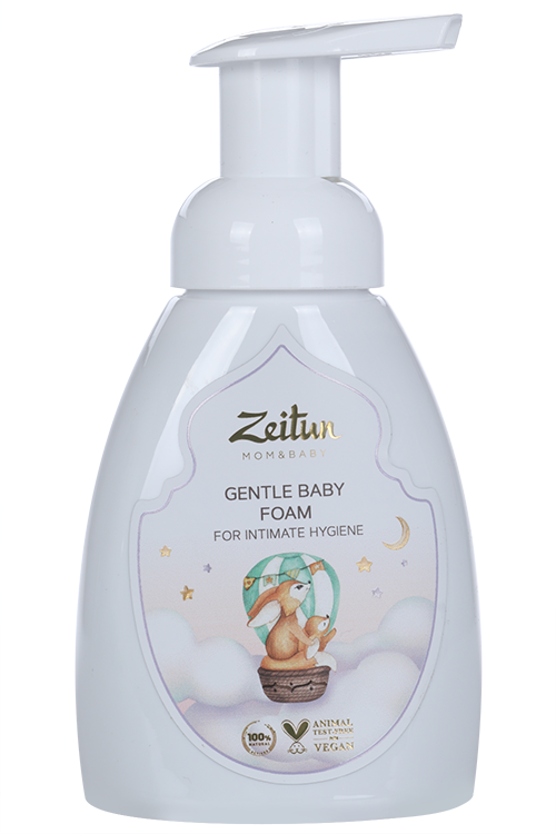 

Пенка Zeitun д/подмывания детей 0+ нежная, 250 мл