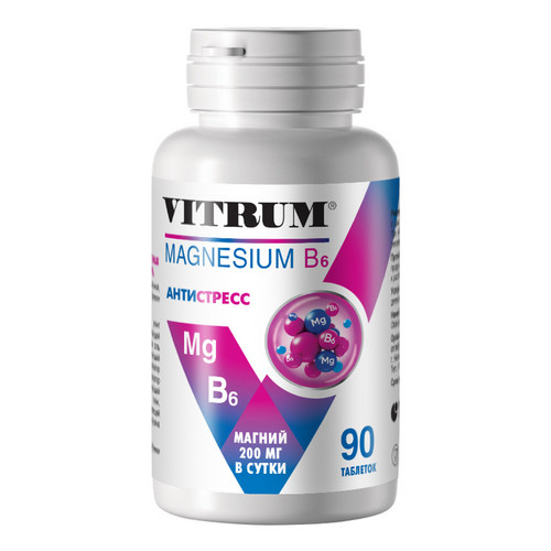 Витрум Магний B6, 90 шт, таблетки