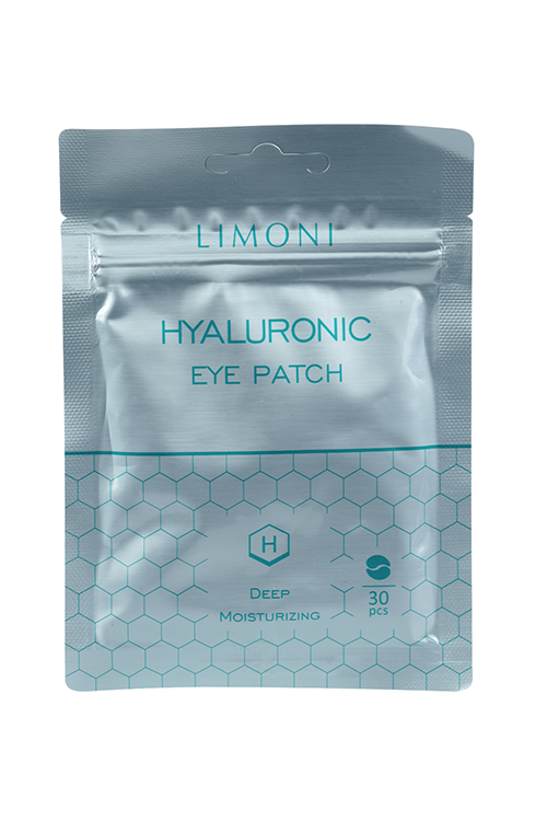 

Патчи Limoni Hyaluronic Eye Patch д/глаз увлажняющие с гиалуроновой кислотой, 30 шт