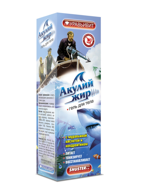 

Гель Муравьивит Акулий жир, 70 г