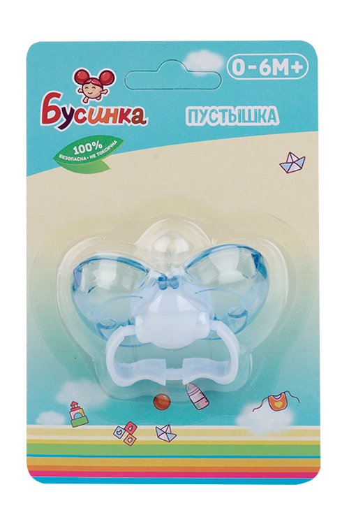 

Соска-пустышка Бусинка Ракушка силик кругл (0-6 мес)