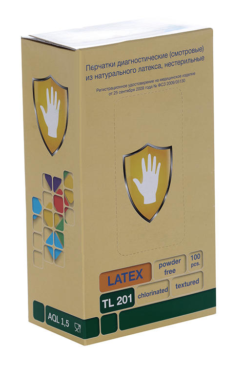 

Перчатки Safe&Care латексные диагност неопудренные н/с XL, 50 шт, пара