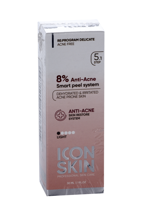 

СмартПилинг-система ICON SKIN д/лица 8% д/проблемной кожи Anti-Acne, 30 мл