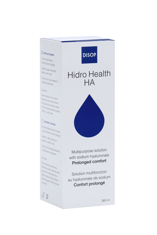 

Раствор Disop Hidro Health HA + контейнер с п/микроб эффектом д/контактных линз, 360 мл