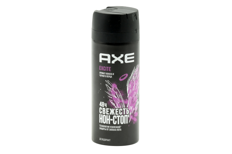 Дезодорант AXE Эксайт аромат кокоса/чёрного перца защита от запаха пота, 150 мл