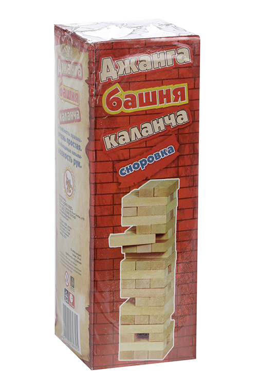 

Падающая башня Каланча , 54 бруска, 19х6.5 см