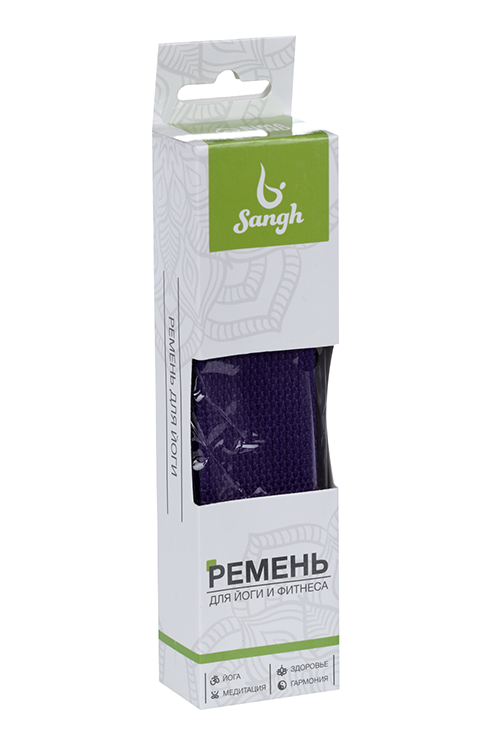

Ремень Sangh д/йоги 180х4 см, цвет фиолетовый