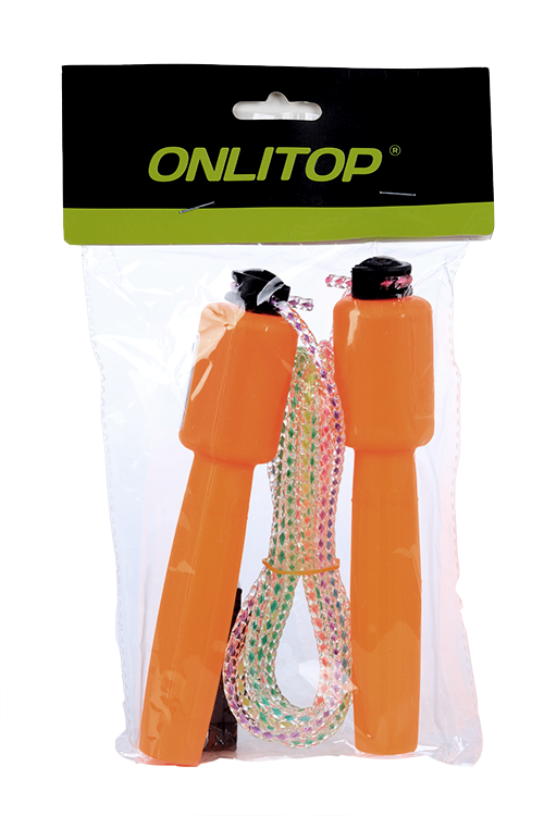 

Скакалка ONLITOP Радуга,со счетчиком, 2,55 м, цвета МИКС
