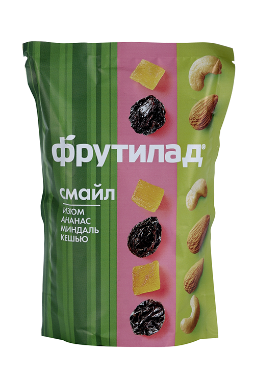 

Смесь фруктовая Фрутилад изюм/ананас/миндаль/кешью СМАЙЛ, 150 г