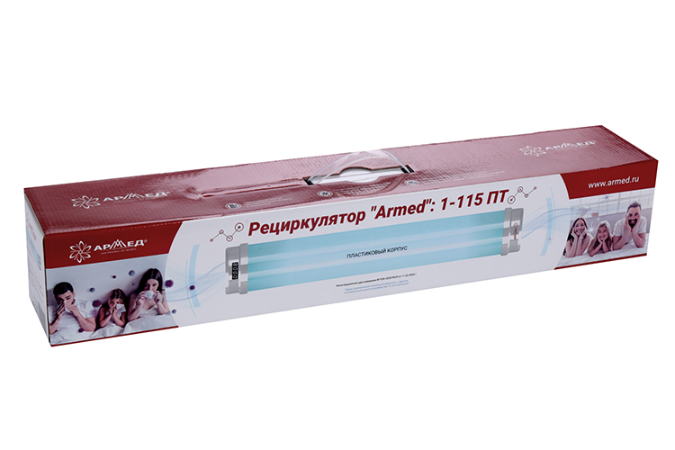 Рециркулятор Armed 1-115 ПТ пластик с индикатором