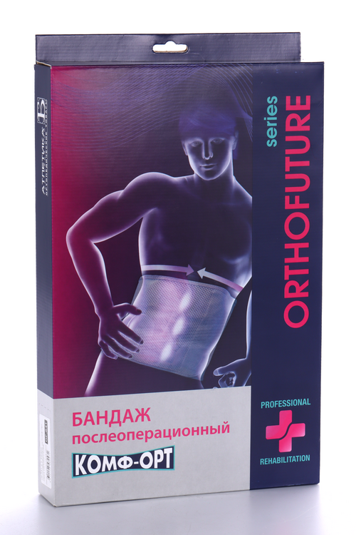 

Бандаж Комф-Орт Orthofuture OF-640 послеоперационный широкий прямой р 6