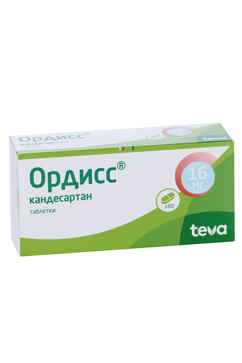 

Ордисс 16 мг, 60 шт, таблетки