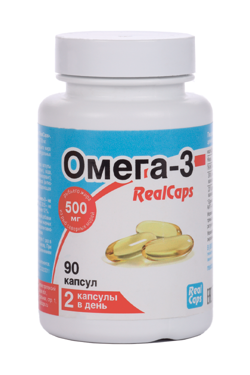 Омега-3 RealCaps, 700 мг, 90 шт, капсулы