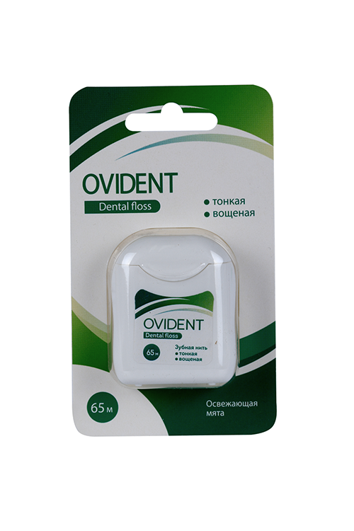

З/нить Ovident вощеная тонкая, 65 м