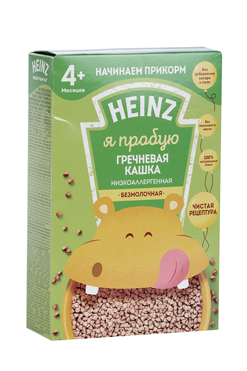 

Каша Хайнц гречка низкоаллерг с 4 мес, 180 г