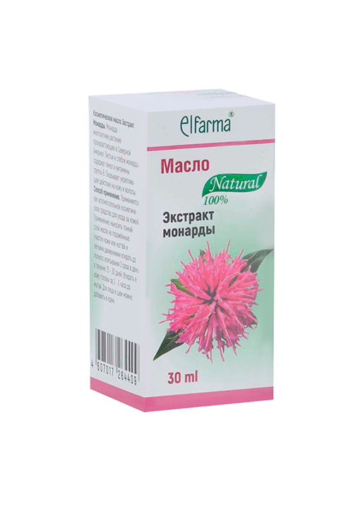 

Масло экстракт монарды Эльфарма 100% натуральное, 30 мл