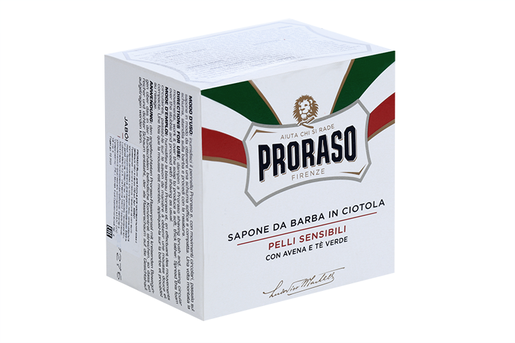 

Мыло PRORASO д/бритья д/чувствительной кожи зелёный чай/овёс, 150 мл