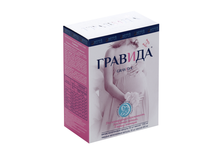 

Гравида витамины д/беременных/кормящих, 60 шт