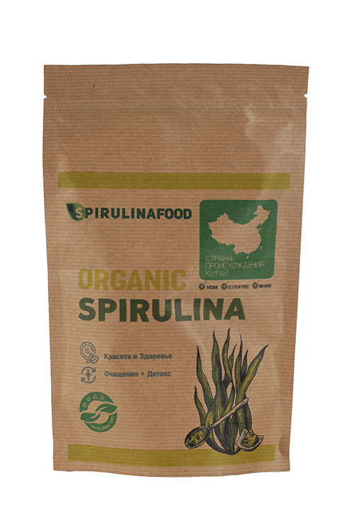 

Спирулина Spirulinafood органик, 250 г, таблетки