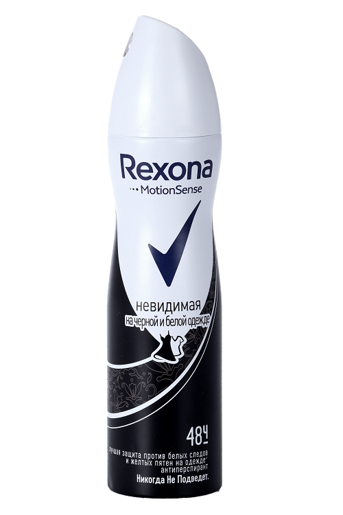 

Антиперспирант-спрей REXONA MEN Motionsense антибакт/невидимый на черной/белой одежде 48 ч, 150 мл