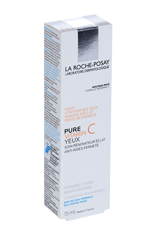 Крем-филлер LA ROCHE-POSAY pure vitamin c антивозраст д/заполнения морщин д/контура глаз, 15 мл