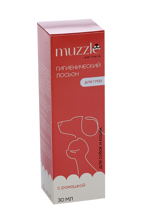 

Лосьон Muzzle гигиенический д/глаз собак/кошек 30 мл