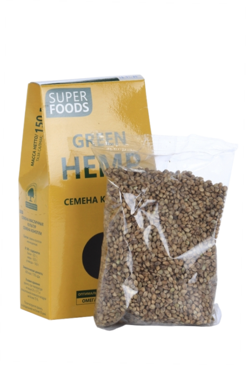 

Семена конопли Green Hemp, 150 г