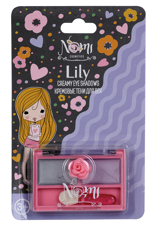 

Тени Nomi д/век детские кремовые Lily, 3 г