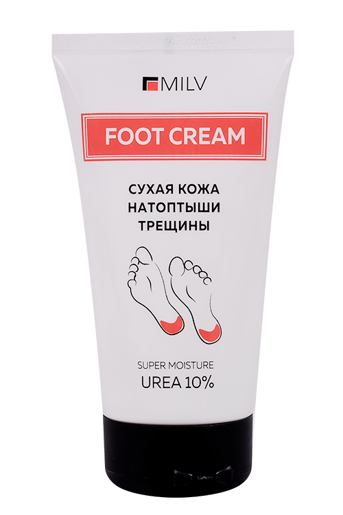 

Крем MILV д/ног сухая кожа/натоптыши/трещины UREA 10%, 150 мл
