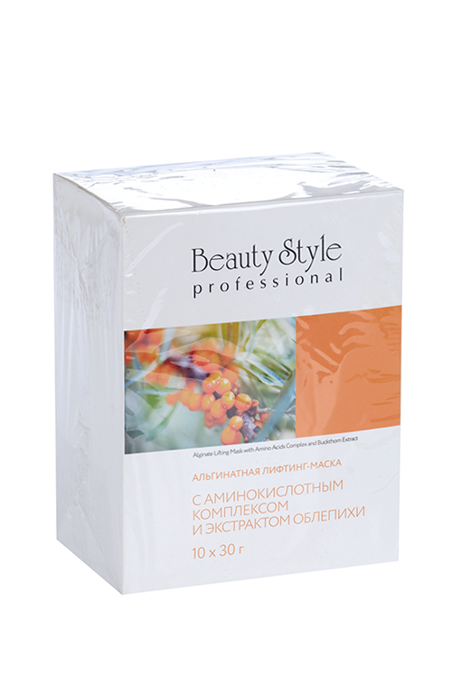 

Альгинат лифтинг-маска с аминокислот комплек и экстрактом облепихи Beauty Style (4503240K), 30 г, 10 шт