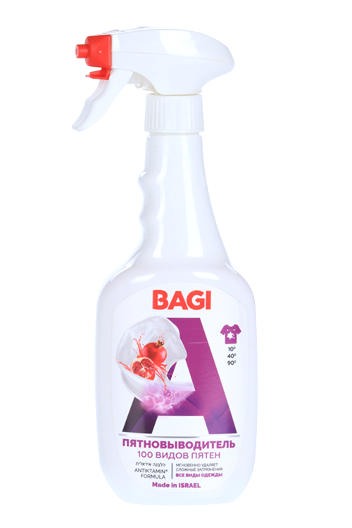 

Пятновыводитель спрей Bagi 400 мл