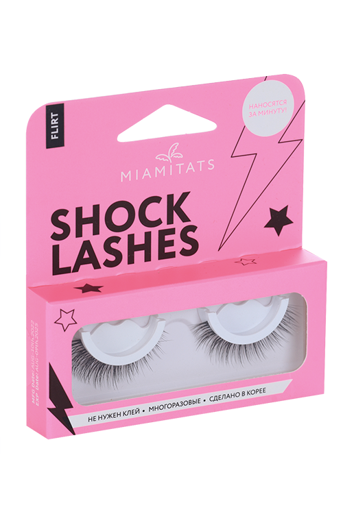 

Ресницы накладные MIAMITATS многоразовые SHOCK LASHES FLIRT (2982)