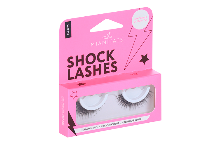 

Ресницы накладные MIAMITATS многоразовые SHOCK LASHES GLAM (3002)