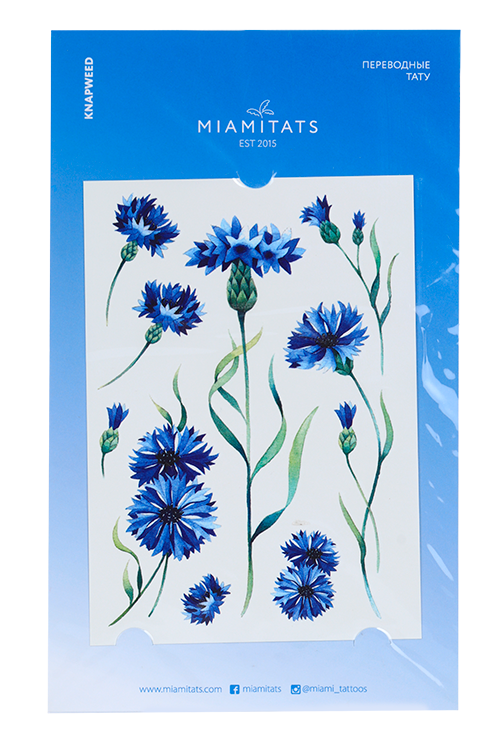 

Тату переводные MIAMITATS Knapweed (middle) (4475)