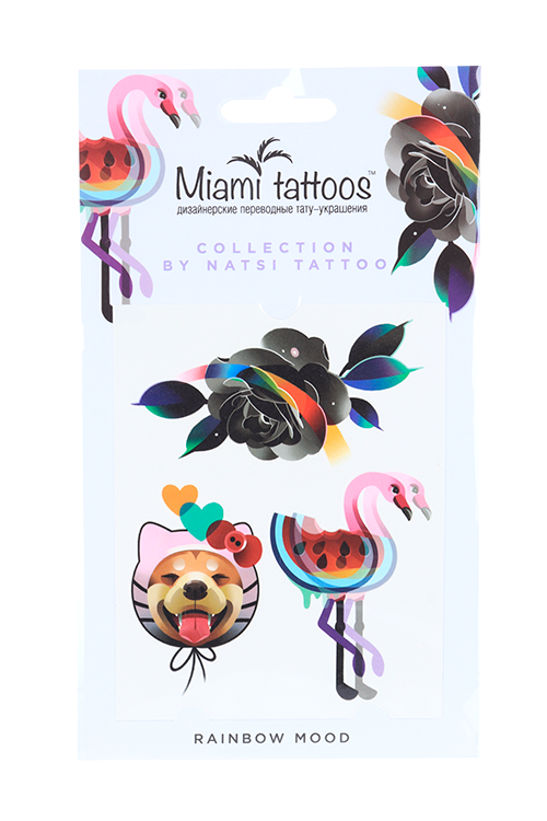 

Тату переводные MIAMITATS Rainbow mood by Natsi Tattoo (4154)