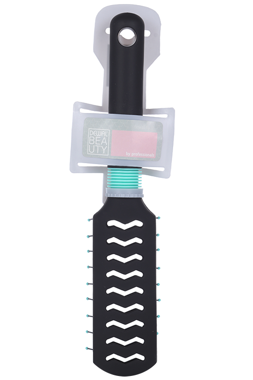 

Щетка Dewal Beauty бирюза продувная с нейлон штифтом прямоугольная 9 ряд DBBZ2
