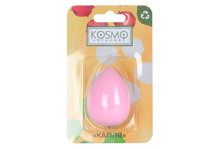 

Спонж Kosmoshtuchki д/нанесения макияжа капля микс